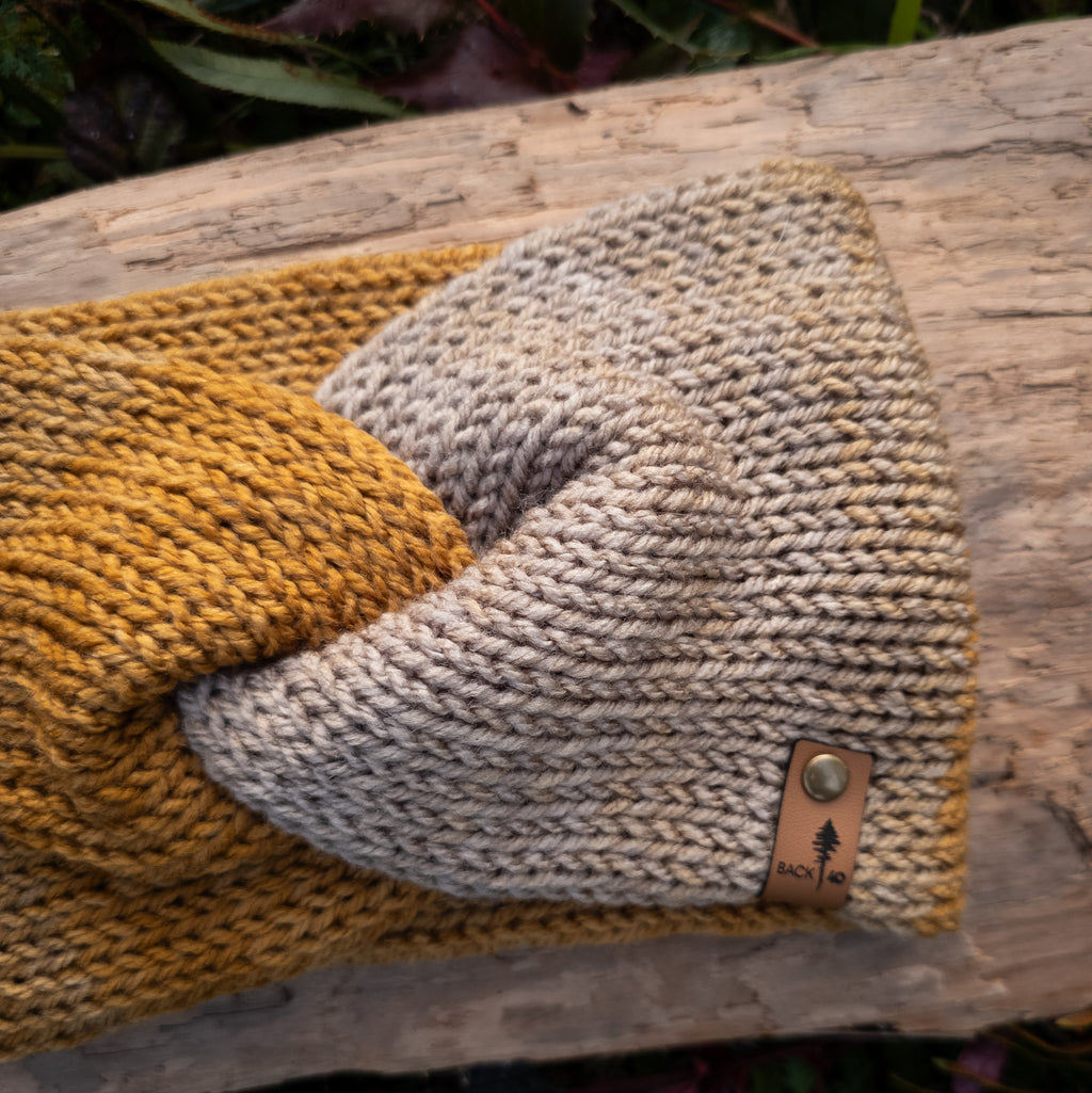 Classic Line Twist Headband | Golden Hour