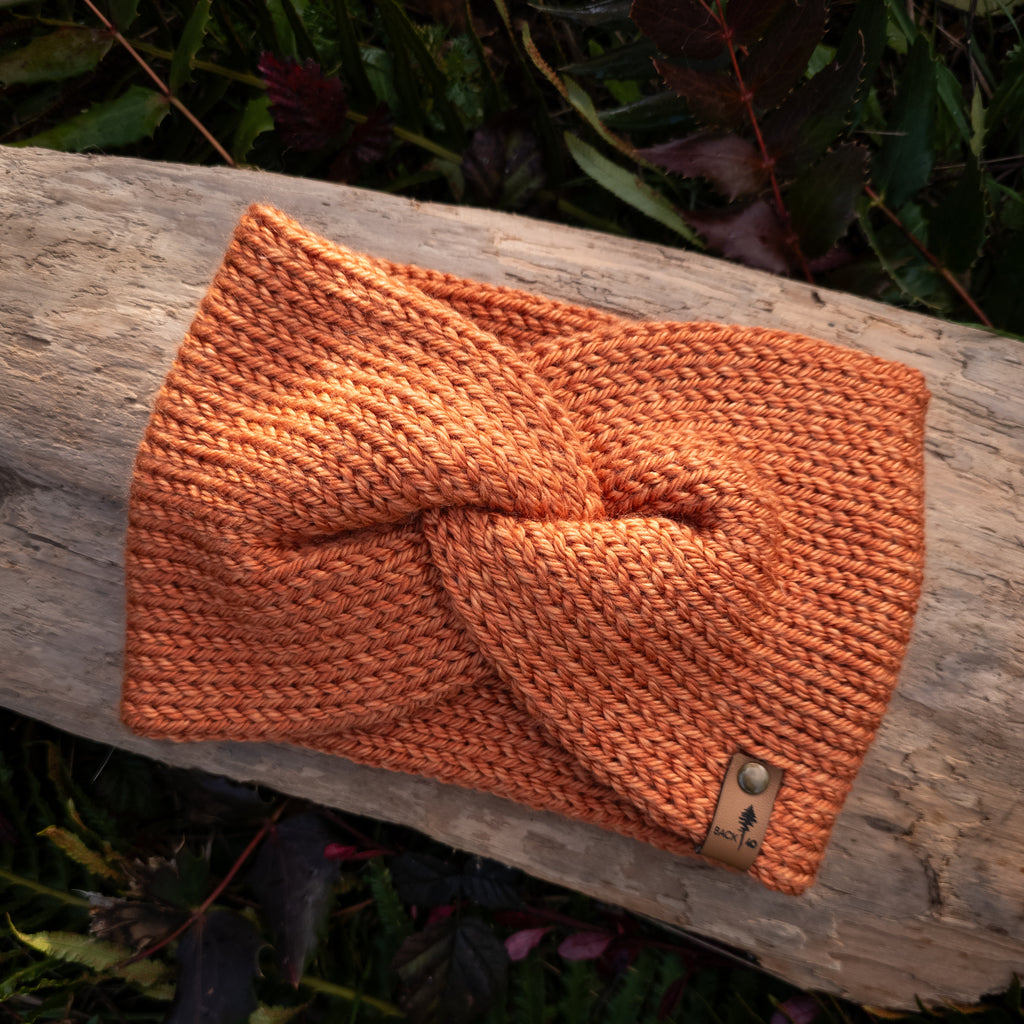 Classic Line Twist Headband | Coral