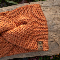 Classic Line Twist Headband | Coral