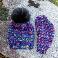 Luxe Line Toque/Mitten Set (Boreal) | Adult