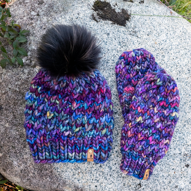Luxe Line Toque/Mitten Set (Boreal) | Adult