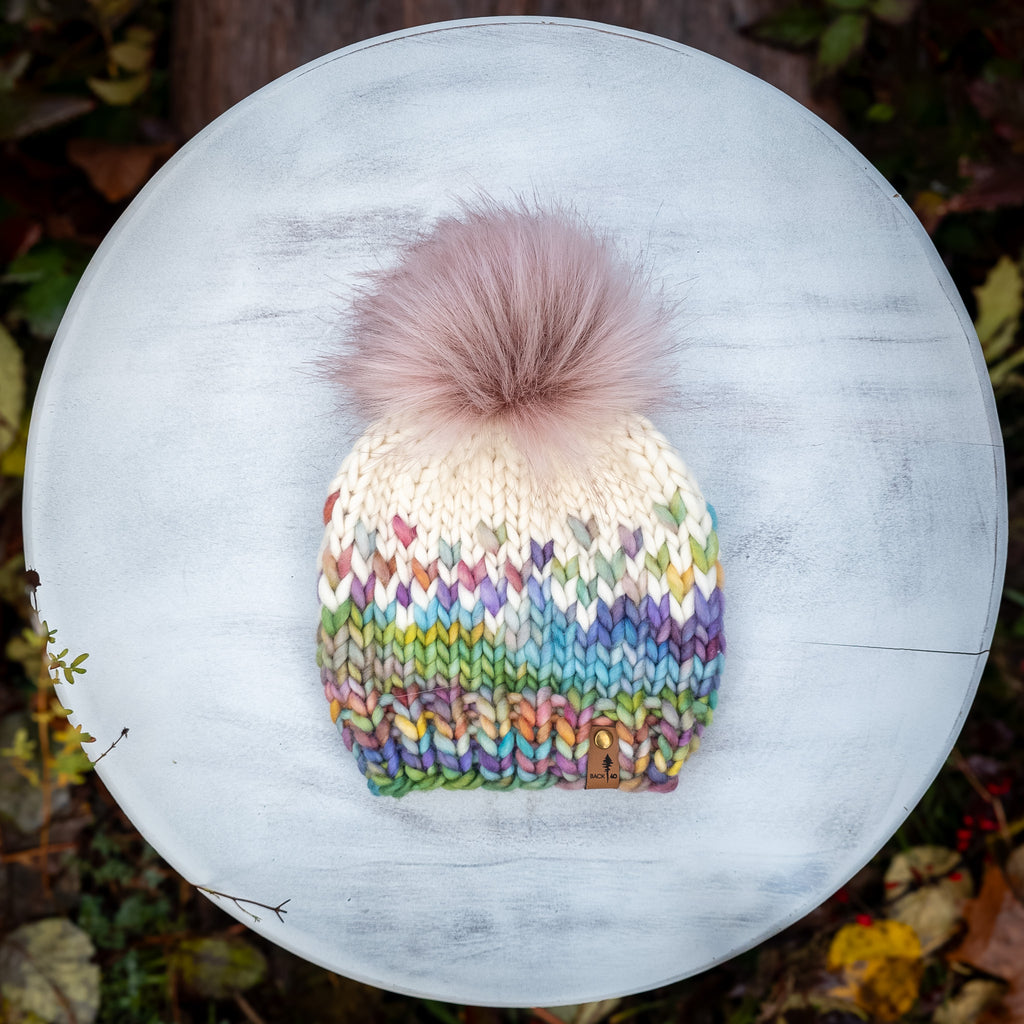 Luxe Line Mtn Beanie (Milky Spite) | 1-3 Years