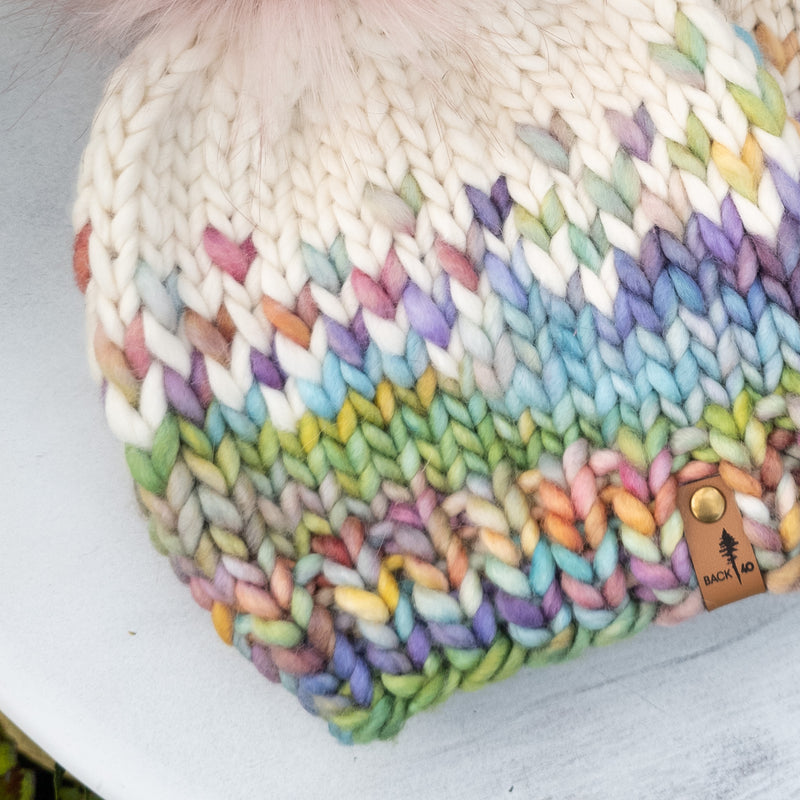 Luxe Line Mtn Beanie (Milky Spite) | 1-3 Years