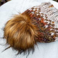 Luxe Line Mountain Beanie (Piedras/Whole Grain) | 3-9 Years