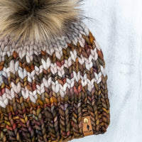 Luxe Line Aurora Glow Hat (Piedras/Whole Grain) | 3-9 Years