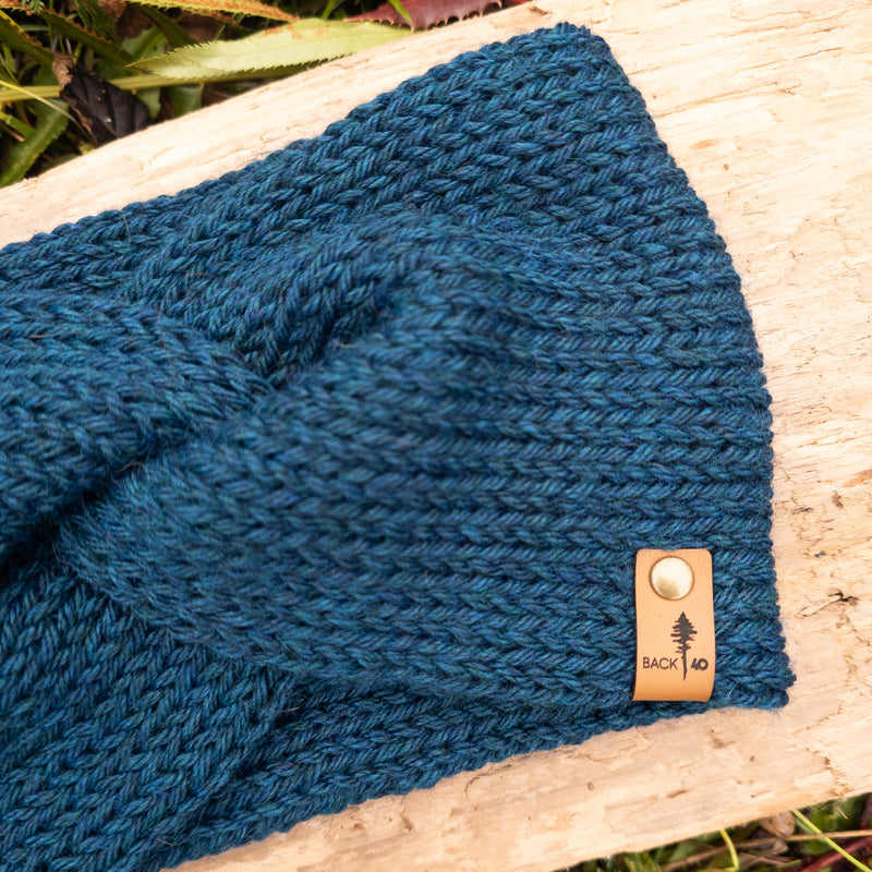 Classic Line Twist Headband |  Ocean