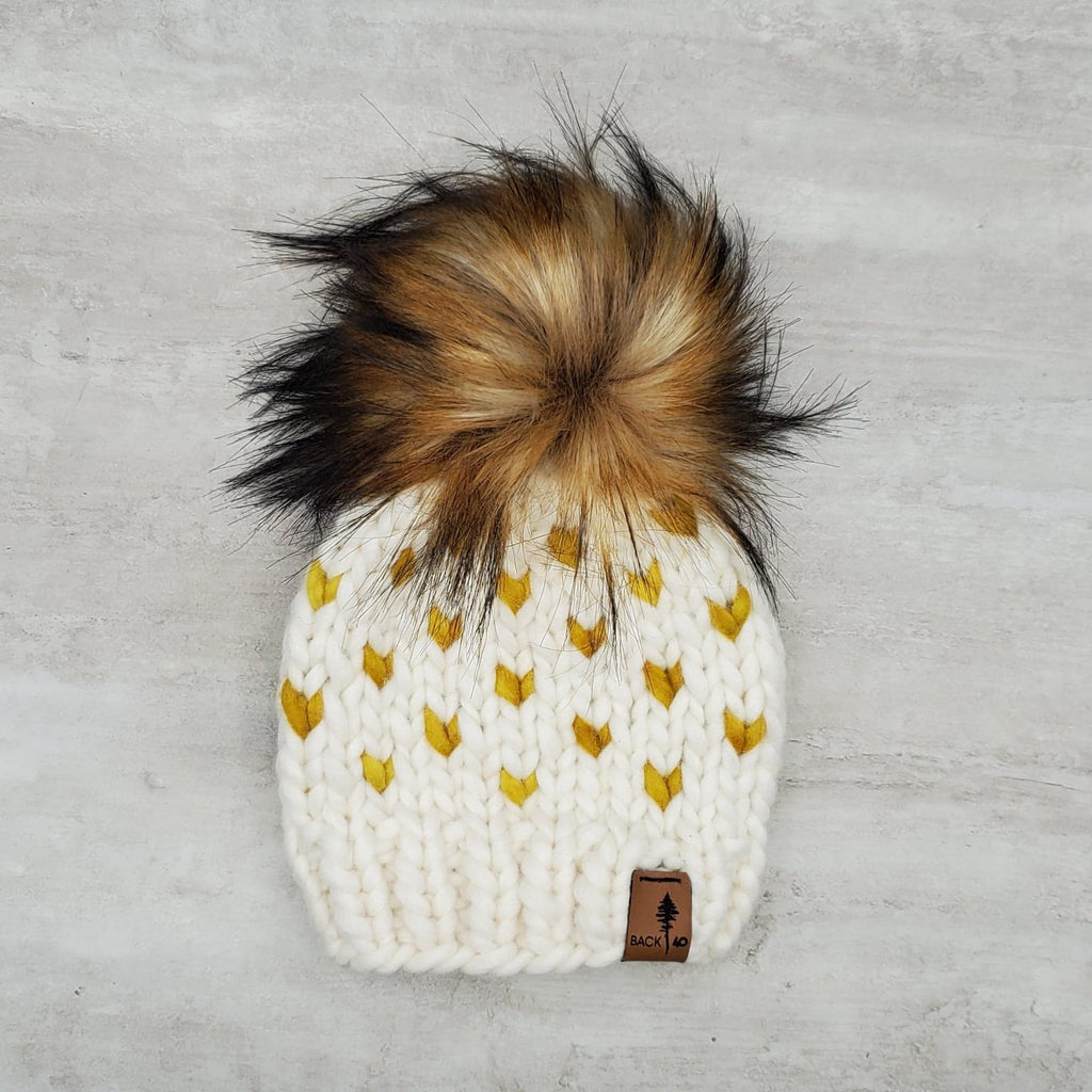 0-3 Months | Luxe Line Mini Hearts Toque RTS
