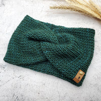 Luxe Line Twist Headband (Forest Green) | RTS