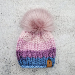 0-3 Months Classic Beanie RTS | Pink Stripe