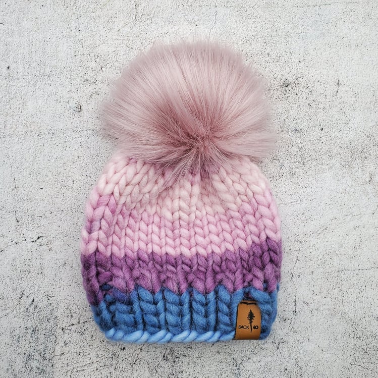 0-3 Months Classic Beanie RTS | Pink Stripe