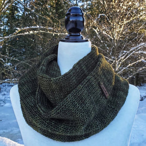 Luxe Line Infinity Wrap Scarf | Olive
