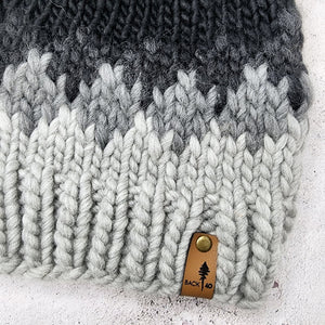 Luxe Line Ombre Beanie (Grey/Black) | Adult RTS