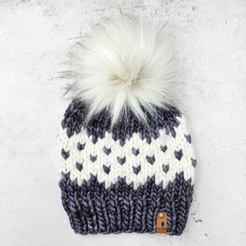 Luxe Line Beanie (Plomo/Ivory) | Adult RTS
