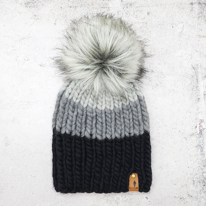 Luxe Line Nokhu Beanie (Black/Grey) | Adult RTS