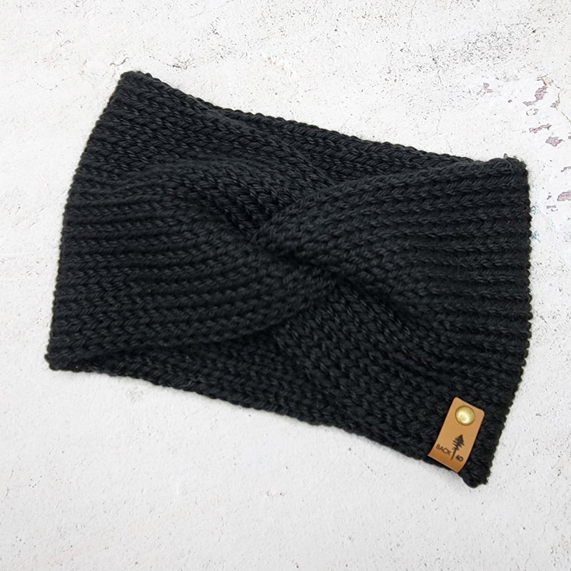 Twist Headband (Black) | RTS