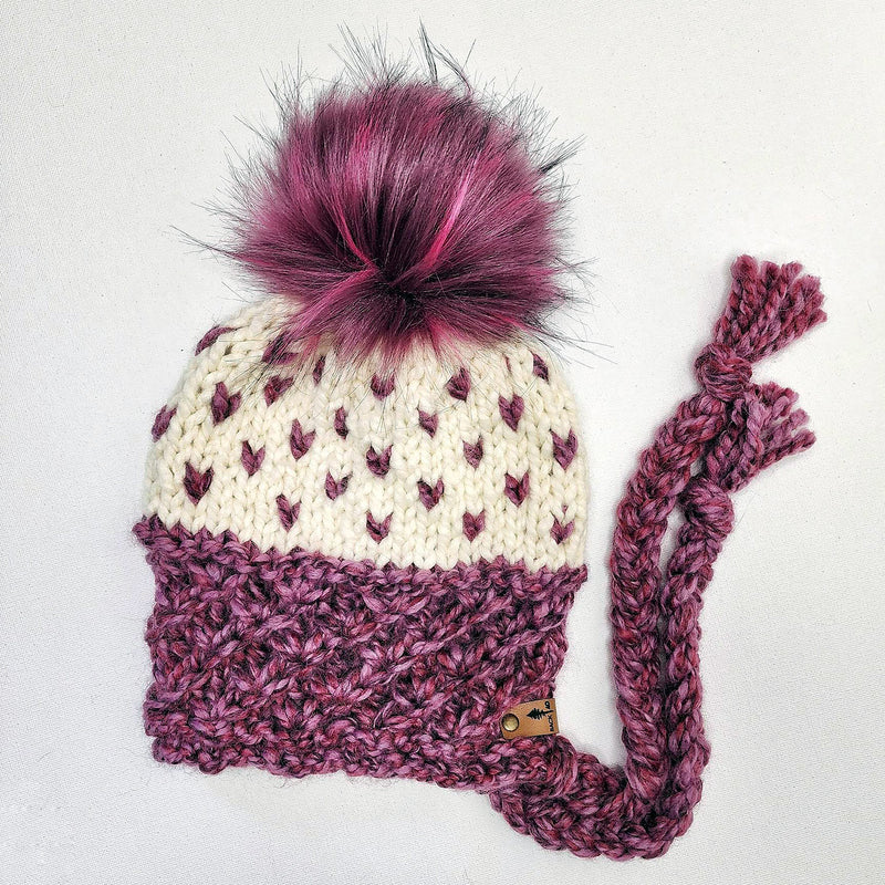 3-9 Years Crush Chapeau  |  Wildberry & Ivory