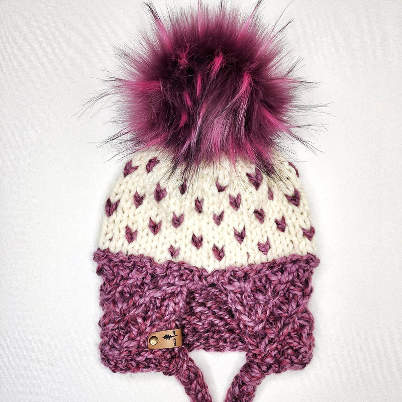 3-9 Years Crush Chapeau  |  Wildberry & Ivory