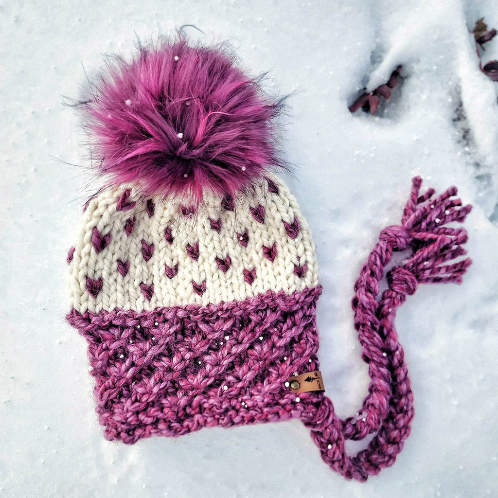 3-9 Years Crush Chapeau  |  Wildberry & Ivory