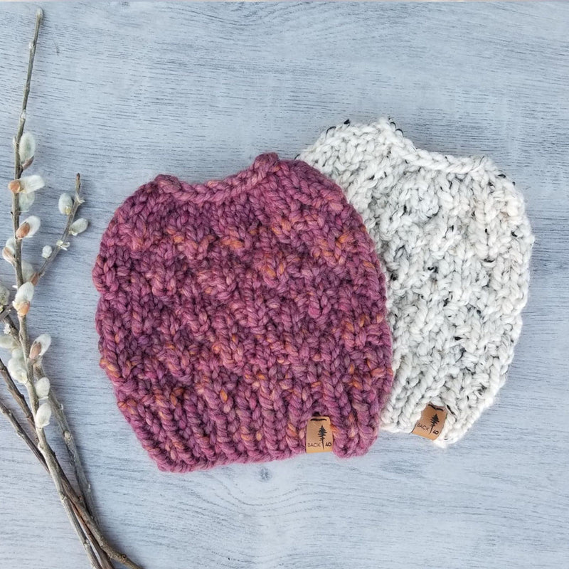 Messy Bun Toque - Custom Order