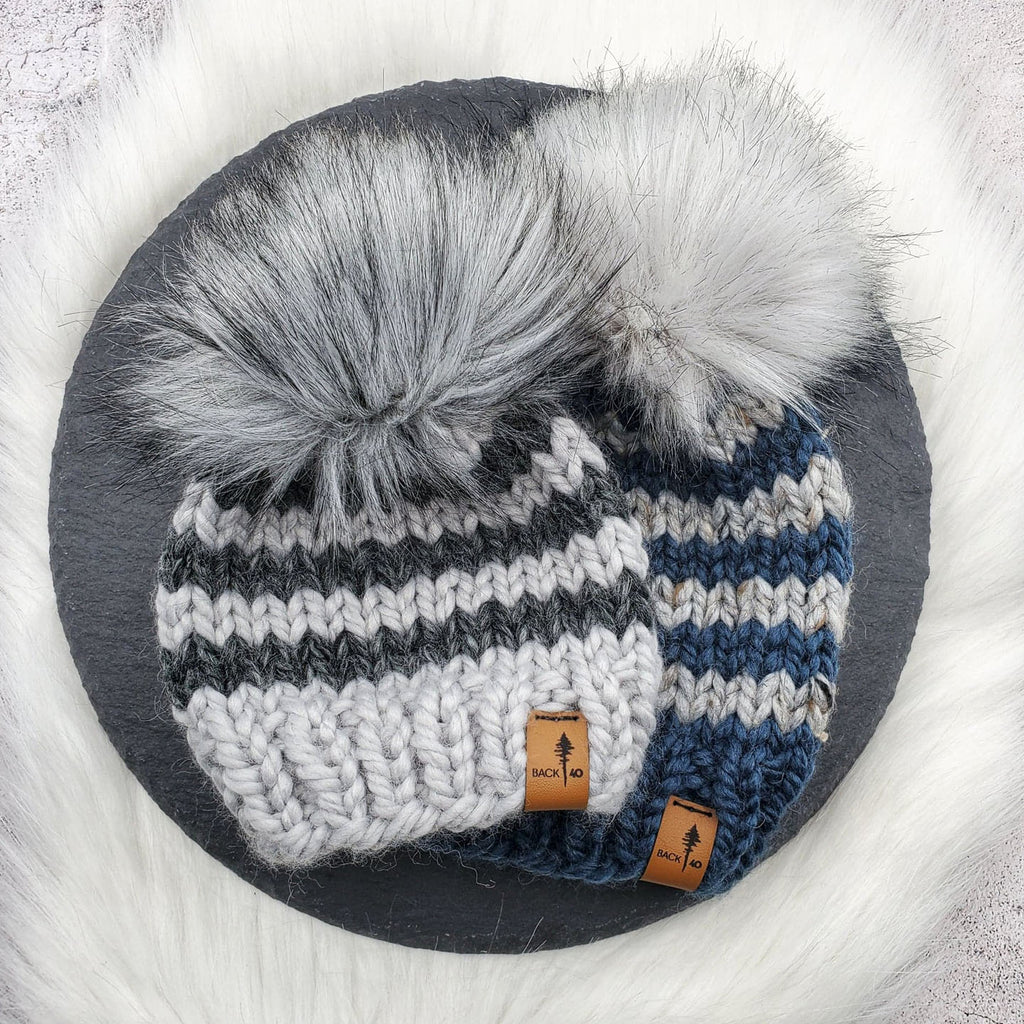 Two-Tone and Striped Classic Beanie - Custom Order