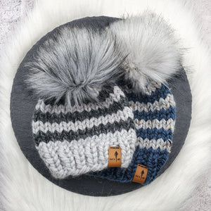 Two-Tone and Striped Classic Beanie - Custom Order